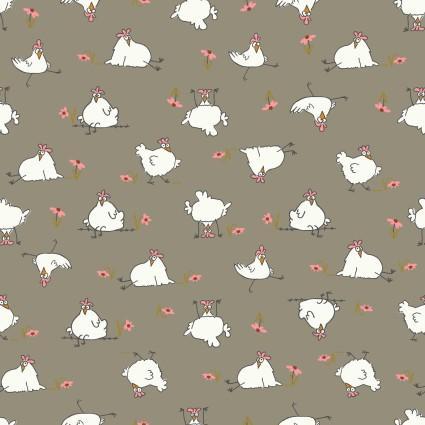 [Y3792-62] Cluck Cluck Bloom Taupe