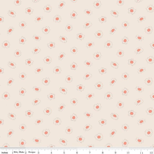 [C13375-CREAM] In The Afterglow Daisies Cream