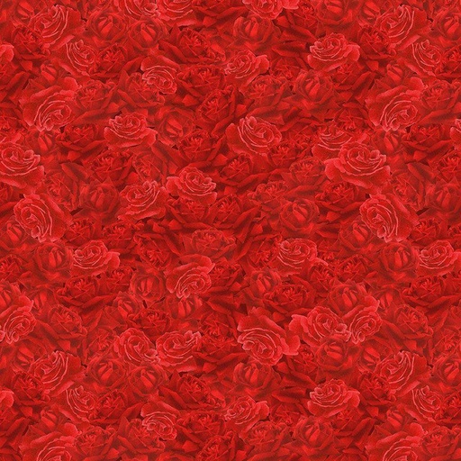 [ROSE-CD2205 RED] Vintage Rose Packed Roses