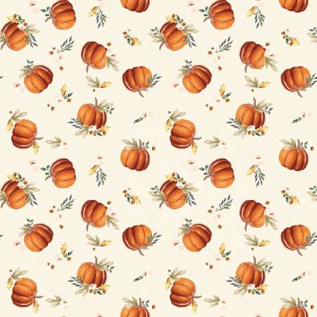 [C13471-CREAM] Shades Of Autumn Pumpkins