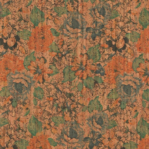 [HCFFALL] Fall Bouquet Pro Cork 1/2 yard