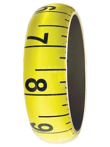 [MJ107] Bangle Tape Measure Yellow