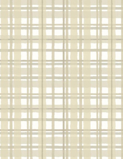 [3041 17807 121] Green Fields Plaid Cream