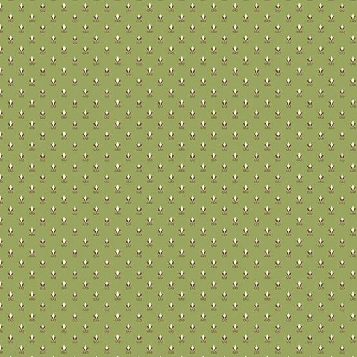 [A-740-G] French Mill Green Foulard