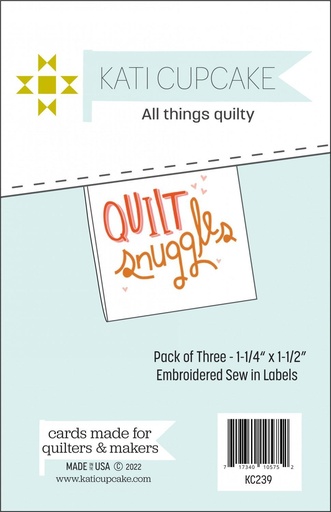 [KC239] Quilt Snuggles Labels