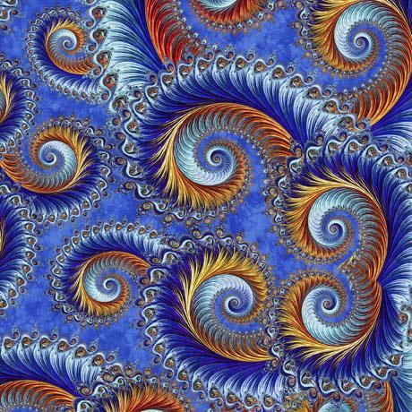 [1649 29787 B 150] Twilight Swirl Scroll