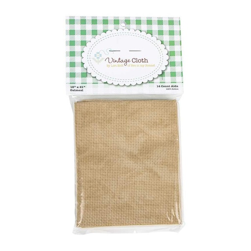 [VC18-OATMEAL-14] Vintage Cloth 14ct Oatmeal