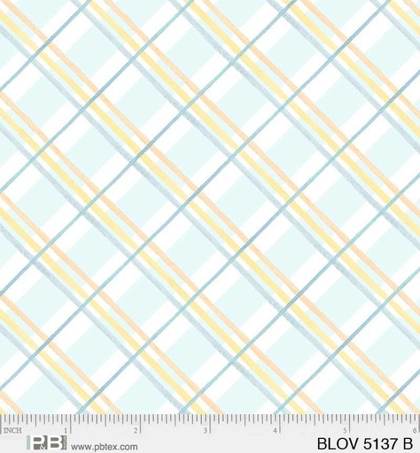 [PNBBLOV-5137-B] Bunny Love Plaid Blue