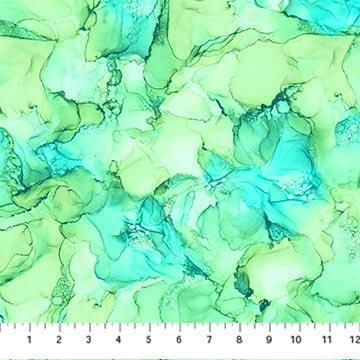 [DP26706-64] Allure Green Watercolor Textur