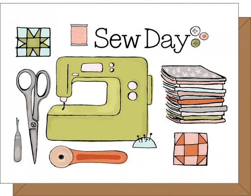 [KC192] Sew Day Card