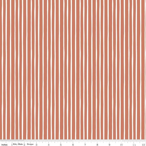 [C14094-TERRACOTTA] Alphabet Zoo Stripes Terracotta