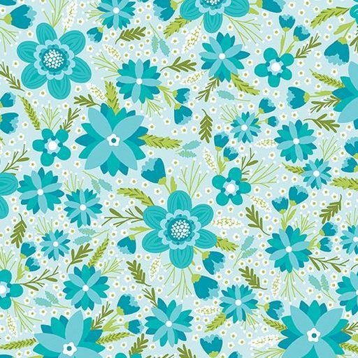 [1369454B] Secret Garden Garland Teal