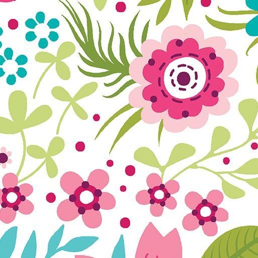 [13693W07B] 108" Secret Garden Vanilla